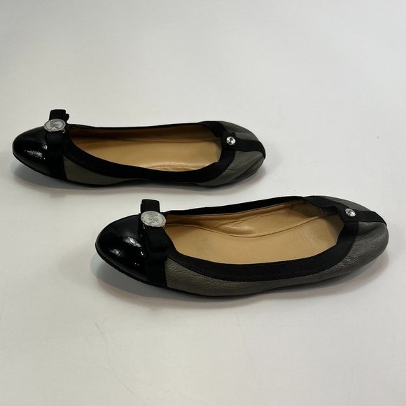 Michael Kors Dixie Leather Ballet Flat - Picture 11 of 15